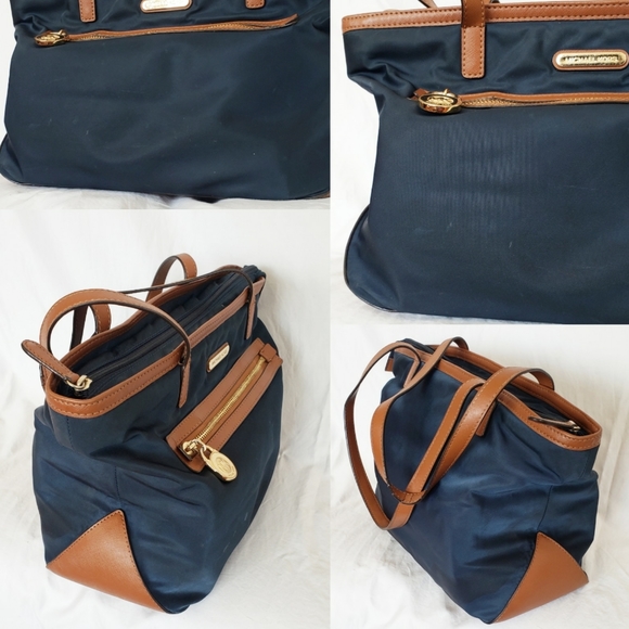 Michael Kors Blue/Brown Purse - Picture 3 of 8